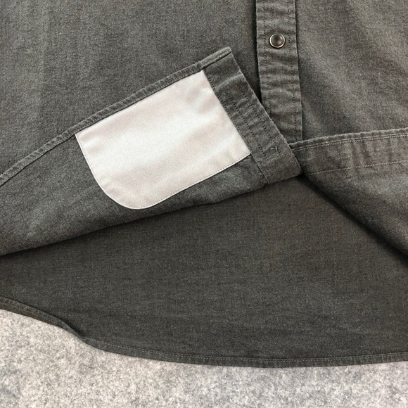 Howler Bros Heed The Call Mens Shirt L Grey Cotton Short Sleeve - Picture 5 of 16